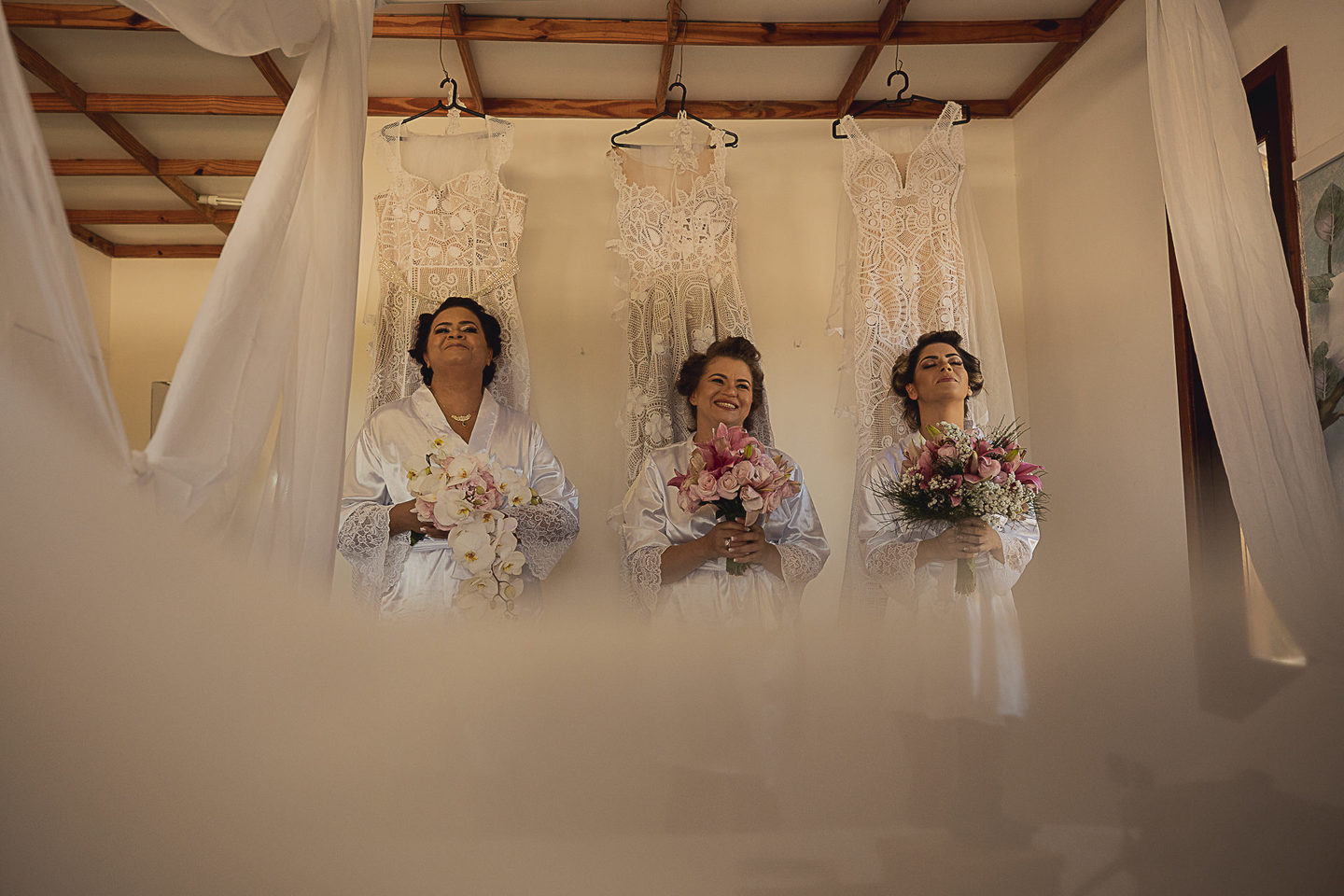 Making-of  de noiva das Três Amigas na Praia do Paiva